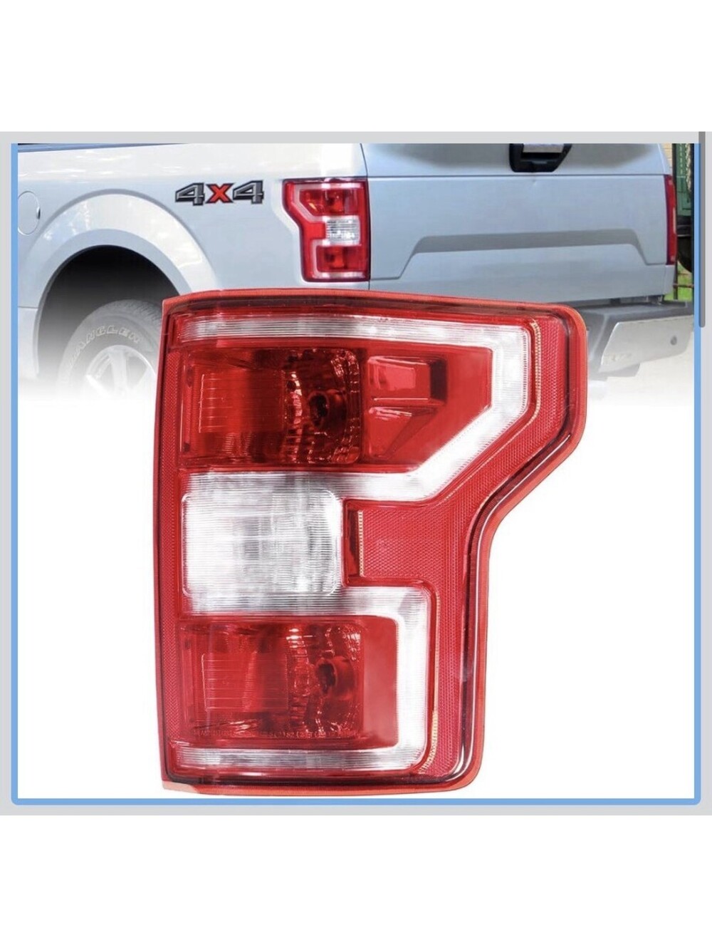 Boine F150 Tail Light Compatible With 2018 2019 2020 Ford F150 F-150 Right